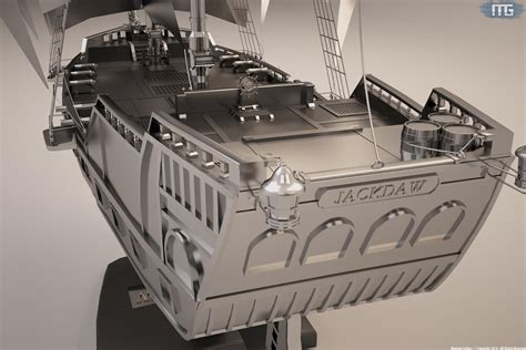 Jackdaw Pirate Ship Chrome Version By Shawness On DeviantArt