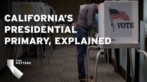 How To Vote In The California Presidential Primary Explained Youtube