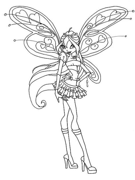 Welcome to our free, printable winx club coloring pages and sheets. Bloom Winx coloring pages. Download and print Bloom Winx ...