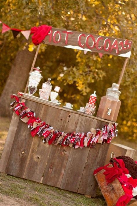 Hot Cocoa Standso Cute For A Winter Party Hot Cocoa Stand Hot