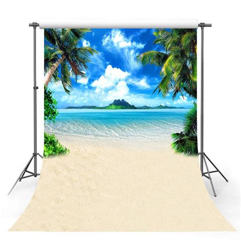 Buy Mehofoto Summer Tropical Beach Backdrop Palm Trees Child
