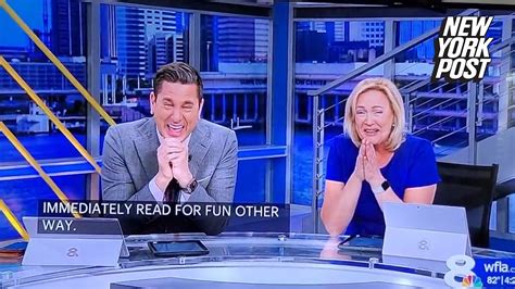 Tampa Tv News Anchors Laugh Hysterically At Principal Startled By