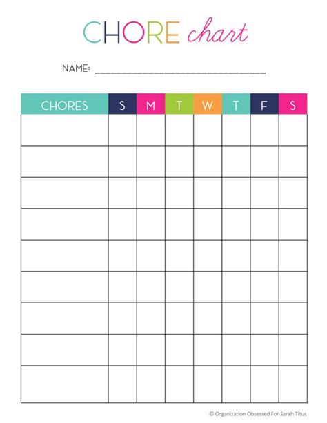 You will need to purchase magnetic paper, but it might work out cheaper in the long run since it will last forever. Top Chore Chart Free Printables to Download Instantly ...