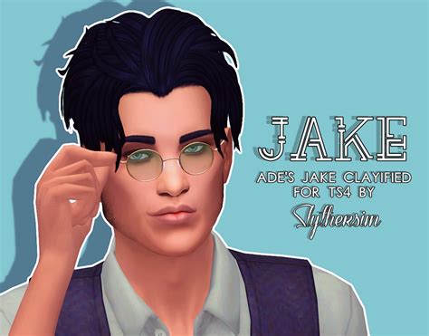Sims 4 Hairs Slythersim Ades Jake Clayified