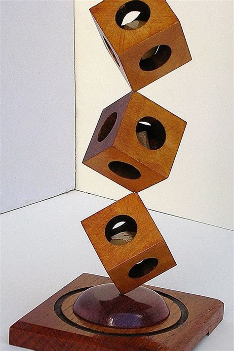 3 Cube Sculpture Etsy
