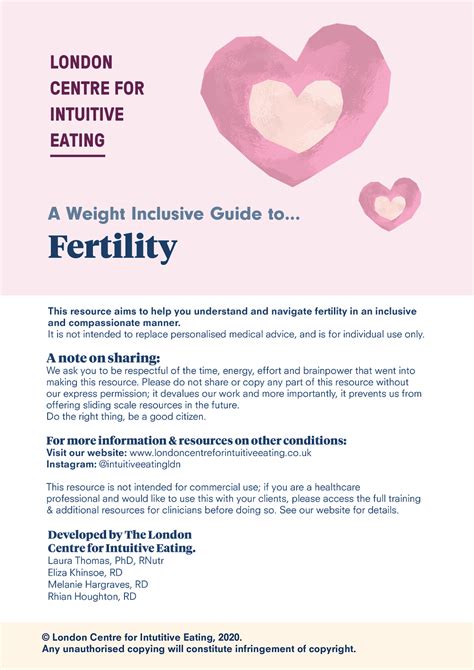 Weight Inclusive Guide To Fertility
