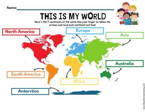 The 7 Continents Printable Activity Made By Teachers