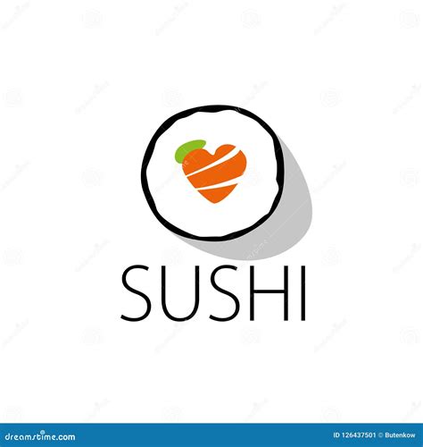 Vector Sushi Logo Stock Vector Illustration Of Meal 126437501