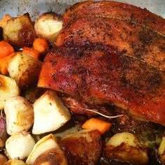 Oven roasted pork shoulder erica julson slow roasted pork roast with veggieslaura in the kitchen. Best Oven Roasted Pork ShoulderVest Wver Ocen Roasted Pork ...