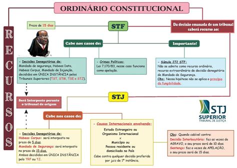 Recursos Ordin Rio Constitucional Ncpc Mapas Mentais Direito