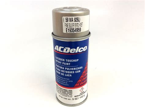 Gm Acdelco Chevrolet Gmc Silver Birch Lacquer Touch Up Spray Paint