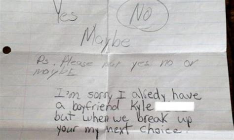 Girls Hilarious Love Letter From Elementary School Goes Viral Daily