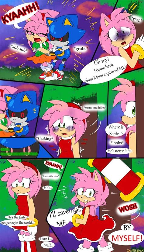 Sonamy Comic Page By HimeMikal On DeviantArt Comics Comic Page Sonic And Amy