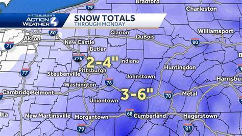 Pittsburgh Weather Winter Storm Warning Issued For Parts Of Western Pa