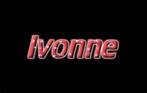 Ivonne Logo Herramienta De Diseño De Nombres Gratis De Flaming Text