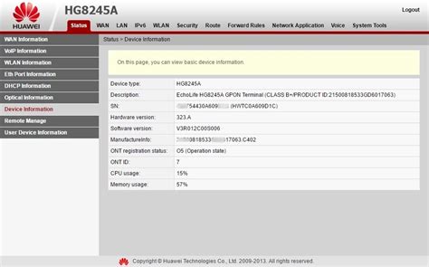 Jika sudah silakan login ke pengaturan modem kalian menggunakan akun super admin Cara Mudah Mengganti Password WiFi di Modem Huawei HG8245A ...