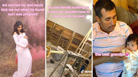Pregnant Daughter Thinks Dad Is Going To Kick Her Out Discovers He S Building A Bigger Room Instead