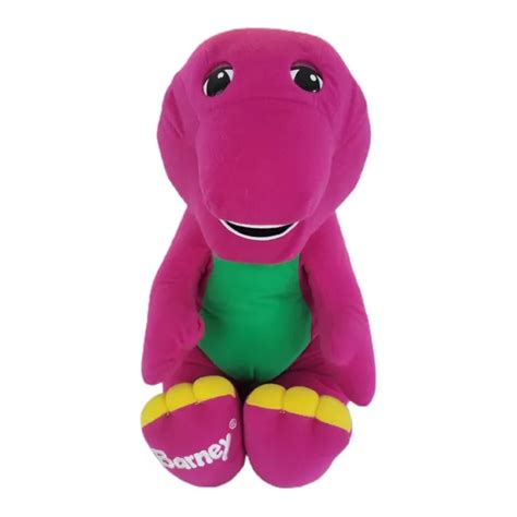 Vintage 1996 Playskool Talking Barney Dinosaur 18 Interactive Stuffed