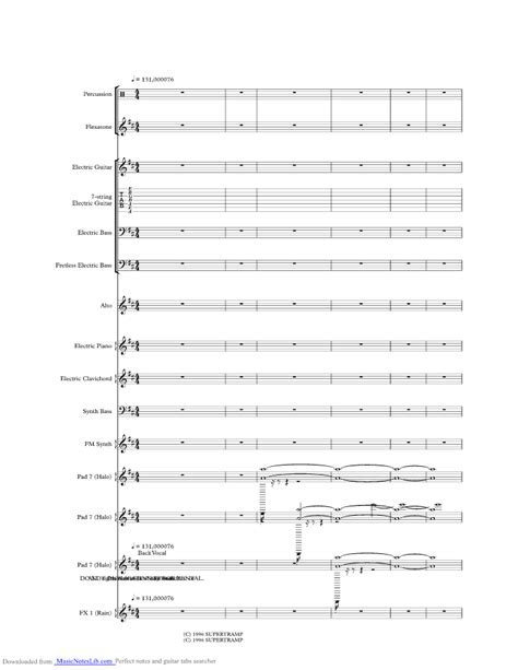 Too Much Time On My Hands Music Sheet And Notes By Styx Musicnoteslib Com