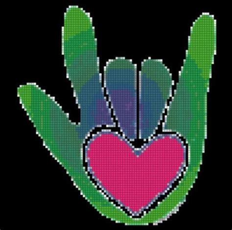 Go cross stitch crazy with our huge selection of free cross stitch patterns! Cross Stitch Pattern American Sign by TheDaintyCrossStitch ...