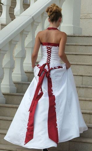 White Wedding Dress Red White Wedding Dress Red Wedding Gowns Red