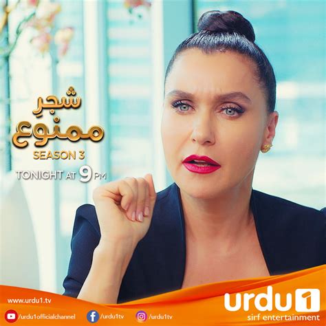 Urdu1 Tv Official On Twitter Watch Shajar E Mamnu Monday To Friday At 9 Pm Only On Urdu1