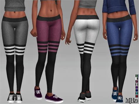 The Sims Resource Active Wear Yoga Pants By Margeh 75 Sims 4 Downloads