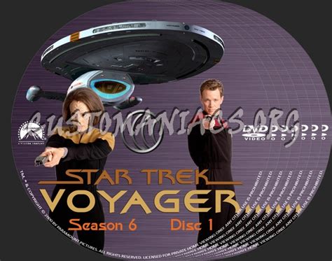 Star Trek Voyager Season 6 Dvd Label Dvd Covers And Labels By