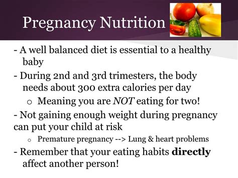 PPT Nutrition During Pregnancy PowerPoint Presentation Free Download ID