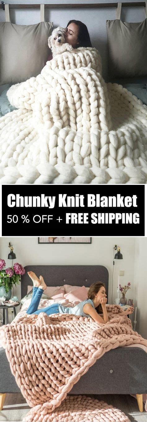 Super Comfy Adorable Chunky Knit Blanket Inspire Uplift Dormitorio
