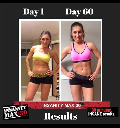 insanity max 30 results here is my 60 day results best program ever fun and you get an