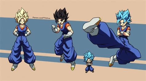 Rule Vegito Rule Rule Gogeta And Vegito Character Design