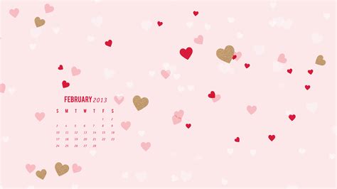 February 2013 Calendar Wallpaper Sarah Hearts