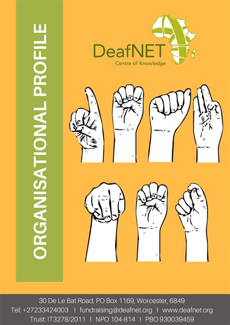 Deafnet 2018 Organisational Profile Deafnet