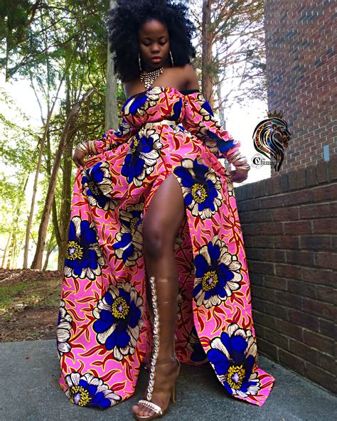 off the shoulder summer long dashiki kente ankara african print african clothing africa ladies