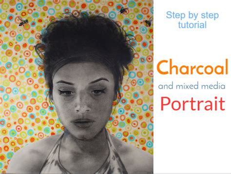 Charcoal Portrait On Paper Step By Step Beehive Charcoal Portraits