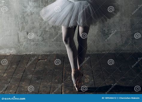 Ballerina Female Young Beautiful Woman Ballet Dancer Dressed In