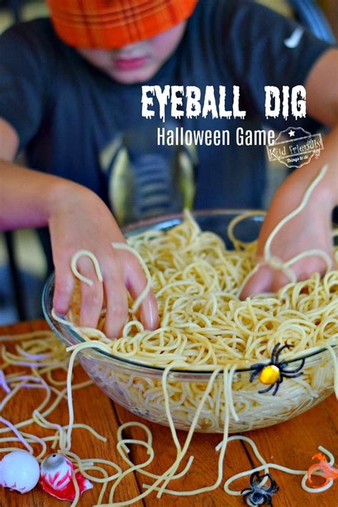Fun Eyeball Dig Halloween Game For Kids And Teens To Play With Video