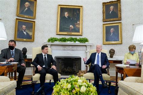Ukrainian President To Accomplish Years Long Quest For A White House Visit With Biden Meeting