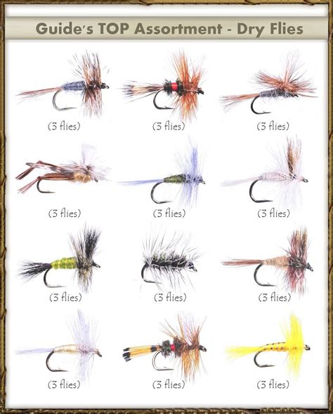 Fly Fishing Flies Chart