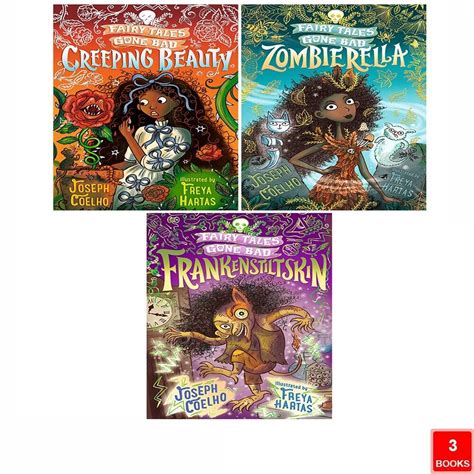 Fairy Tales Gone Bad Series 3 Books Set By Joseph Coelho Zombierella