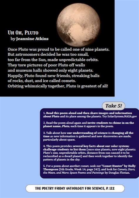 Celebrate The Amazing Photos Of Pluto With A Poem And Take 5