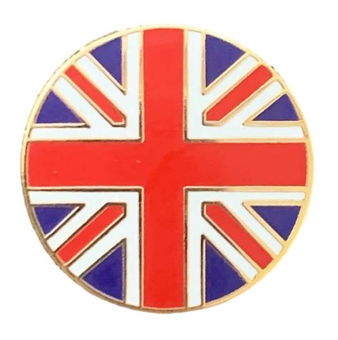 Union Jack Round Quality Enamel Enamel Lapel Pin Badge T Etsy Uk