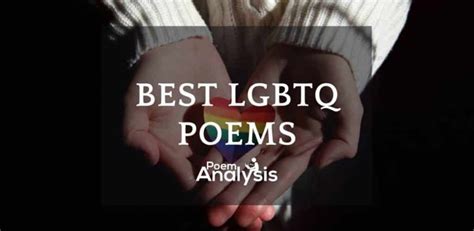 10 Of The Best Lgbtq Poems Poet Lovers Must Read