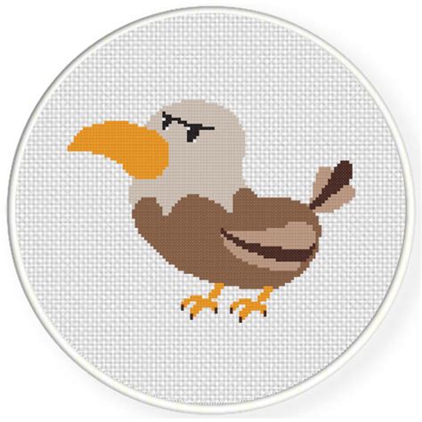 Angry Bird Cross Stitch Pattern Daily Cross Stitch