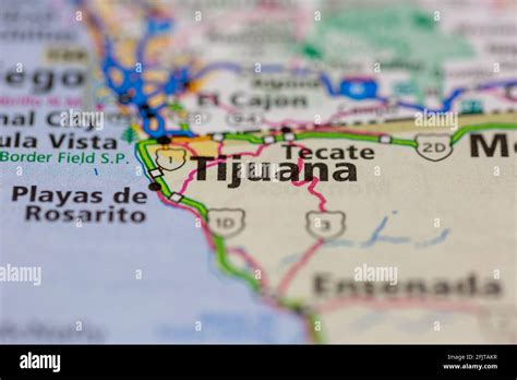 Mapa De Tijuana Fotografías E Imágenes De Alta Resolución Alamy
