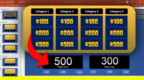Powerpoint Jeopardy Template With Scoring