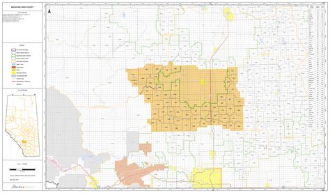 Yellowhead County Land Ownership Map United States Map States District