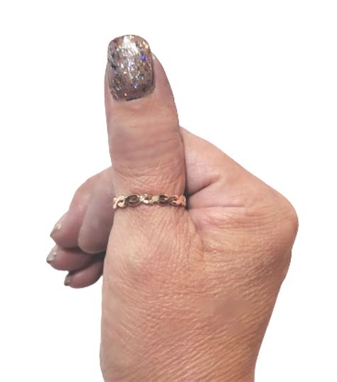 Thumb Ring Gold Thumb Ring 14k Gold Filled Thumb Ring Braid Etsy