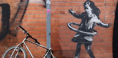 Banksy Claims Hula Hooping Girl Street Art